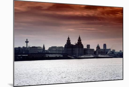 Skyline of Liverpool, 1979-Staff-Mounted Photographic Print