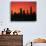 Skyline of Los Angeles at Sunset, CA-Mitch Diamond-Premium Photographic Print displayed on a wall