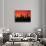 Skyline of Los Angeles at Sunset, CA-Mitch Diamond-Premium Photographic Print displayed on a wall