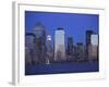 Skyline of Manhattan at Twilight-Alan Schein-Framed Photographic Print