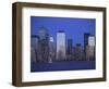 Skyline of Manhattan at Twilight-Alan Schein-Framed Photographic Print