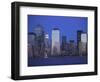 Skyline of Manhattan at Twilight-Alan Schein-Framed Photographic Print