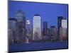 Skyline of Manhattan at Twilight-Alan Schein-Mounted Photographic Print