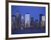 Skyline of Manhattan at Twilight-Alan Schein-Framed Photographic Print