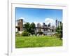 Skyline of Manhattan, Brooklyn Bridge Park, New York City, United States-Philippe Hugonnard-Framed Photographic Print