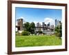 Skyline of Manhattan, Brooklyn Bridge Park, New York City, United States-Philippe Hugonnard-Framed Photographic Print