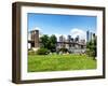 Skyline of Manhattan, Brooklyn Bridge Park, New York City, United States-Philippe Hugonnard-Framed Premium Photographic Print
