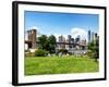 Skyline of Manhattan, Brooklyn Bridge Park, New York City, United States-Philippe Hugonnard-Framed Photographic Print