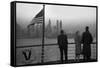 Skyline Of Manhattan From Passenger Ship-null-Framed Stretched Canvas