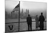 Skyline Of Manhattan From Passenger Ship-null-Mounted Art Print