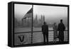 Skyline Of Manhattan From Passenger Ship-null-Framed Stretched Canvas