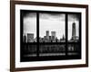 Skyline of Manhattan with the One World Trade Center (1WTC) at Sunset - New York, USA-Philippe Hugonnard-Framed Photographic Print