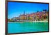 Skyline of Menton, Alpes-Maritimes, Cote D'Azur, Provence, French Riviera-Laura Grier-Framed Photographic Print