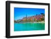 Skyline of Menton, Alpes-Maritimes, Cote D'Azur, Provence, French Riviera-Laura Grier-Framed Photographic Print