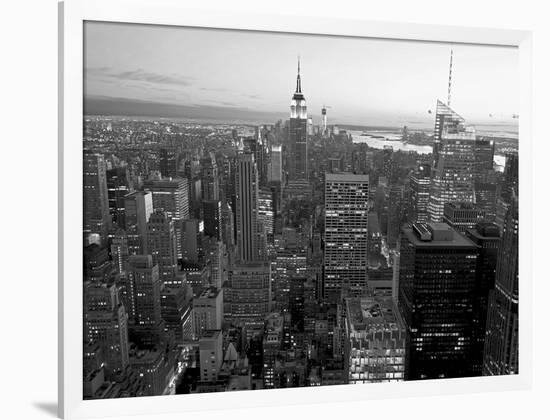 Skyline of Midtown Manhattan, NYC-Vadim Ratsenskiy-Framed Giclee Print