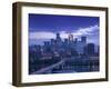 Skyline of Minneapolis, Minnesota, USA-Walter Bibikow-Framed Photographic Print