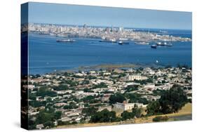 Skyline of Montevideo-null-Stretched Canvas