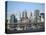 Skyline of New York City with East River, Manhattan and Brooklyn Bridge-Alan Schein-Stretched Canvas