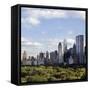 Skyline of New York City-JoSon-Framed Stretched Canvas