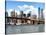 Skyline of NYC with One World Trade Center and East River, Manhattan and Brooklyn Bridge, US-Philippe Hugonnard-Stretched Canvas