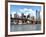 Skyline of NYC with One World Trade Center and East River, Manhattan and Brooklyn Bridge, US-Philippe Hugonnard-Framed Photographic Print