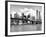 Skyline of NYC with One World Trade Center and East River, Manhattan and Brooklyn Bridge-Philippe Hugonnard-Framed Photographic Print