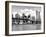 Skyline of NYC with One World Trade Center and East River, Manhattan and Brooklyn Bridge-Philippe Hugonnard-Framed Premium Photographic Print