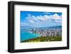 Skyline of Oahu Hawaii-null-Framed Art Print