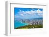 Skyline of Oahu Hawaii-null-Framed Art Print