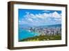 Skyline of Oahu Hawaii-null-Framed Art Print