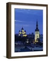 Skyline of Old Town, Tallinn, Estonia-Jon Arnold-Framed Photographic Print