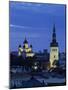 Skyline of Old Town, Tallinn, Estonia-Jon Arnold-Mounted Photographic Print