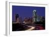 Skyline of Raleigh, NC at night-null-Framed Photographic Print