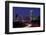 Skyline of Raleigh, NC at night-null-Framed Photographic Print