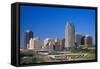 Skyline of Raleigh, NC-null-Framed Stretched Canvas