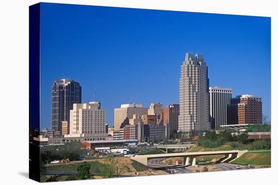 Skyline of Raleigh, NC-null-Stretched Canvas