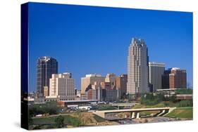 Skyline of Raleigh, NC-null-Stretched Canvas