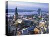 Skyline of Riga, Latvia-Peter Adams-Stretched Canvas