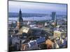 Skyline of Riga, Latvia-Peter Adams-Mounted Photographic Print