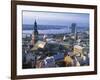 Skyline of Riga, Latvia-Peter Adams-Framed Photographic Print