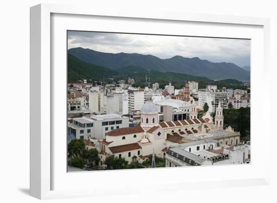 Skyline of Salta City, Argentina, South America-Yadid Levy-Framed Photographic Print