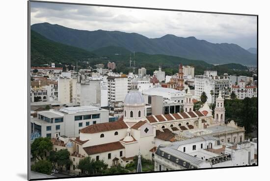 Skyline of Salta City, Argentina, South America-Yadid Levy-Mounted Photographic Print