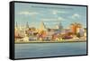 Skyline of San Diego, California-null-Framed Stretched Canvas