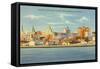 Skyline of San Diego, California-null-Framed Stretched Canvas