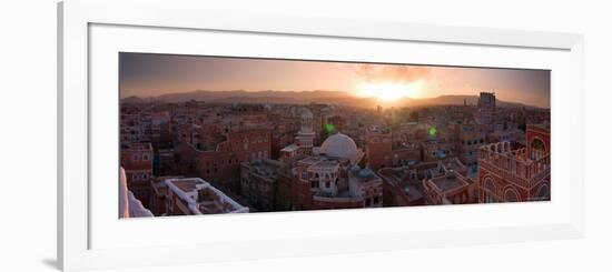 Skyline of Sana'a, Yemen-Michele Falzone-Framed Photographic Print