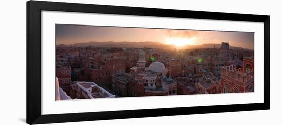 Skyline of Sana'a, Yemen-Michele Falzone-Framed Photographic Print