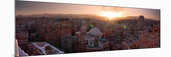 Skyline of Sana'a, Yemen-Michele Falzone-Mounted Photographic Print