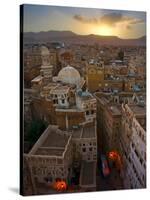 Skyline of Sanaa, Yemen-Michele Falzone-Stretched Canvas