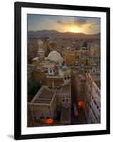 Skyline of Sanaa, Yemen-Michele Falzone-Framed Photographic Print