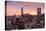 Skyline of Santiago with the Gran Torre, Santiago, Chile, South America-Yadid Levy-Stretched Canvas